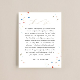 Confetti Grad Graduation Insert Cards