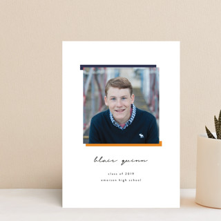 high school colors Petite Graduation Announcements