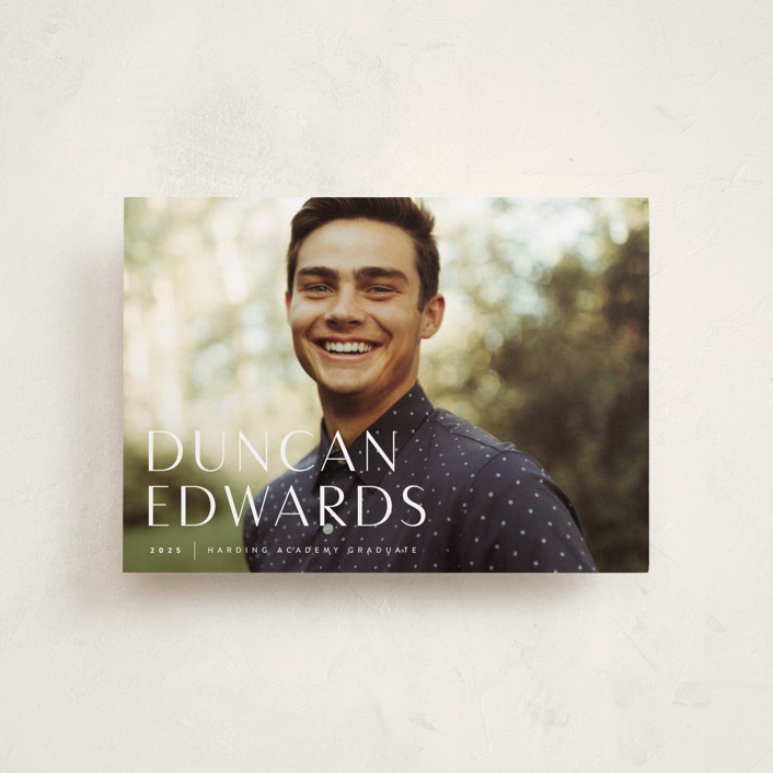 Classic Petite Graduation Announcements by Sara Hicks Malone Minted