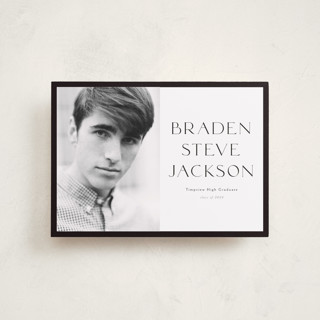 Classy Graduate Petite Graduation Announcements
