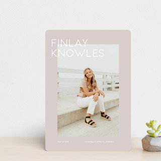 caps Petite Graduation Announcements