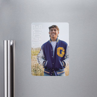 Strength Graduation Announcement Magnets
