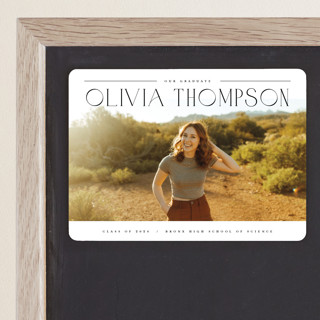 Big Name Graduation Announcement Magnets