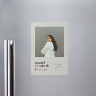 Minimal Modern Graduation Announcement Magnets