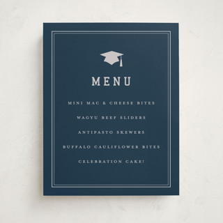 grad ribbon Graduation Menu Signs