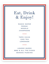 study Graduation Menu Signs