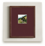 Matted Framed Photo: Burgundy Mat (8" x 10") Framed Photos