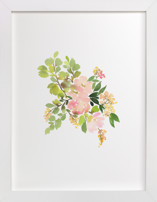 Flora in Peach II Fine Art Prints