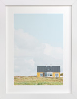 Yellow House At The Hill Fine Art Prints