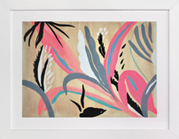 Pink foliage Fine Art Prints