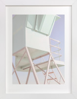 Guard Chair, Santa Monica Fine Art Prints