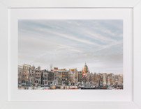 Minimalist Sunset in Amsterdam Fine Art Prints