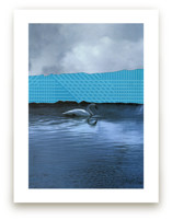 Interrupted Lake Landsc... by Allison Belolan