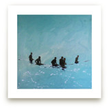Lining Up, Venice Pier by Annie Seaton