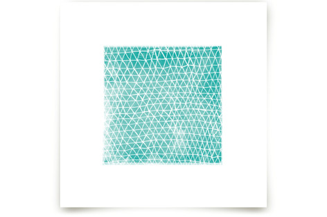 Abstract Triangles Art Prints