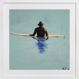 Topanga Hat Wearing Surfer Fine Art Prints