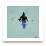 Topanga Hat Wearing Sur... by Annie Seaton