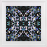 Pansy painting - mirrored Fine Art Prints