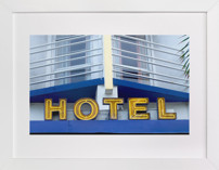 Blue Hotel Fine Art Prints