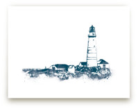 Boston Light by Paul Berthelot