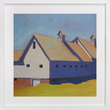 Saffron and Blue Shade Fine Art Prints