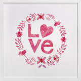Love Wreath Pink Fine Art Prints
