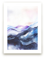 Waves Watercolor by Jen Merli