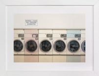 at the laundromat Fine Art Prints