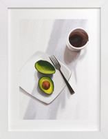 Flatlay Avocado Fine Art Prints
