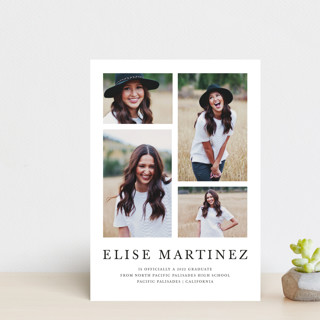 Photo Collage Graduation Announcement Postcards