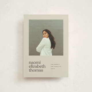 Minimal Modern Graduation Announcement Postcards