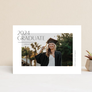 Cornered Graduation Announcement Postcards