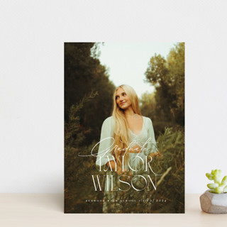 Classique Graduation Announcement Postcards