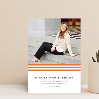 Varsity Prep Graduation Announcement Postcards