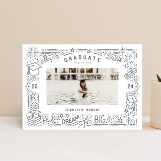 Dream Big Grad Graduation Announcement Postcards