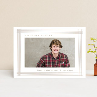 Framed grad Graduation Announcement Postcards