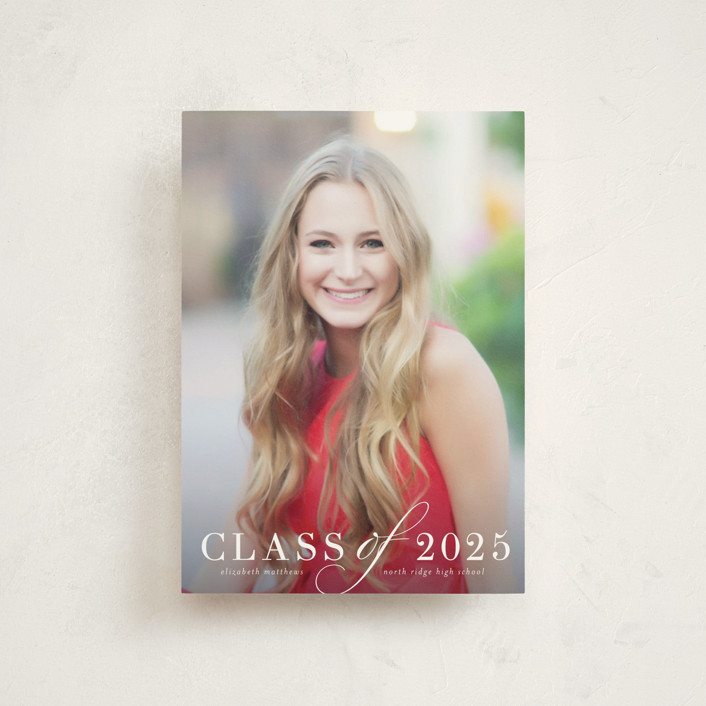 Timeless Grad Graduation Announcement Postcards by Katy Shen Minted