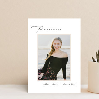 Charming Graduation Announcement Postcards