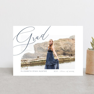 Savvy Graduation Announcement Postcards