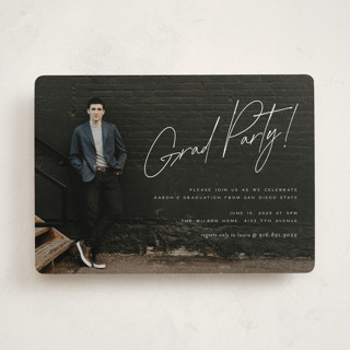 Written Graduation Party Invitations