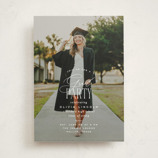 classic party Graduation Party Invitations