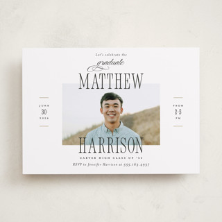 Posh Party Graduation Party Invitations
