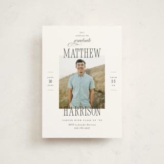 Posh Party Graduation Party Invitation Postcards