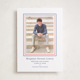 study Foil-Pressed Graduation Announcement Photo Mount Cards