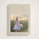 graduate aesthetic Foil-Pressed Graduation Announcement Photo Mount Cards