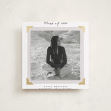 Album View Foil-Pressed Graduation Announcement Photo Mount Cards