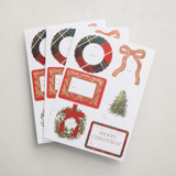 Festive Holiday Gift Stickers Gift Stickers