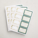 Bow Frame Foil-Pressed Gift Stickers Gift Stickers