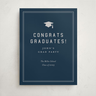 grad ribbon Graduation Welcome Signs