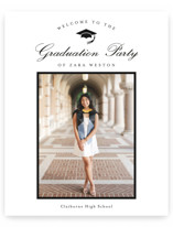 Elegant frame Graduation Welcome Signs
